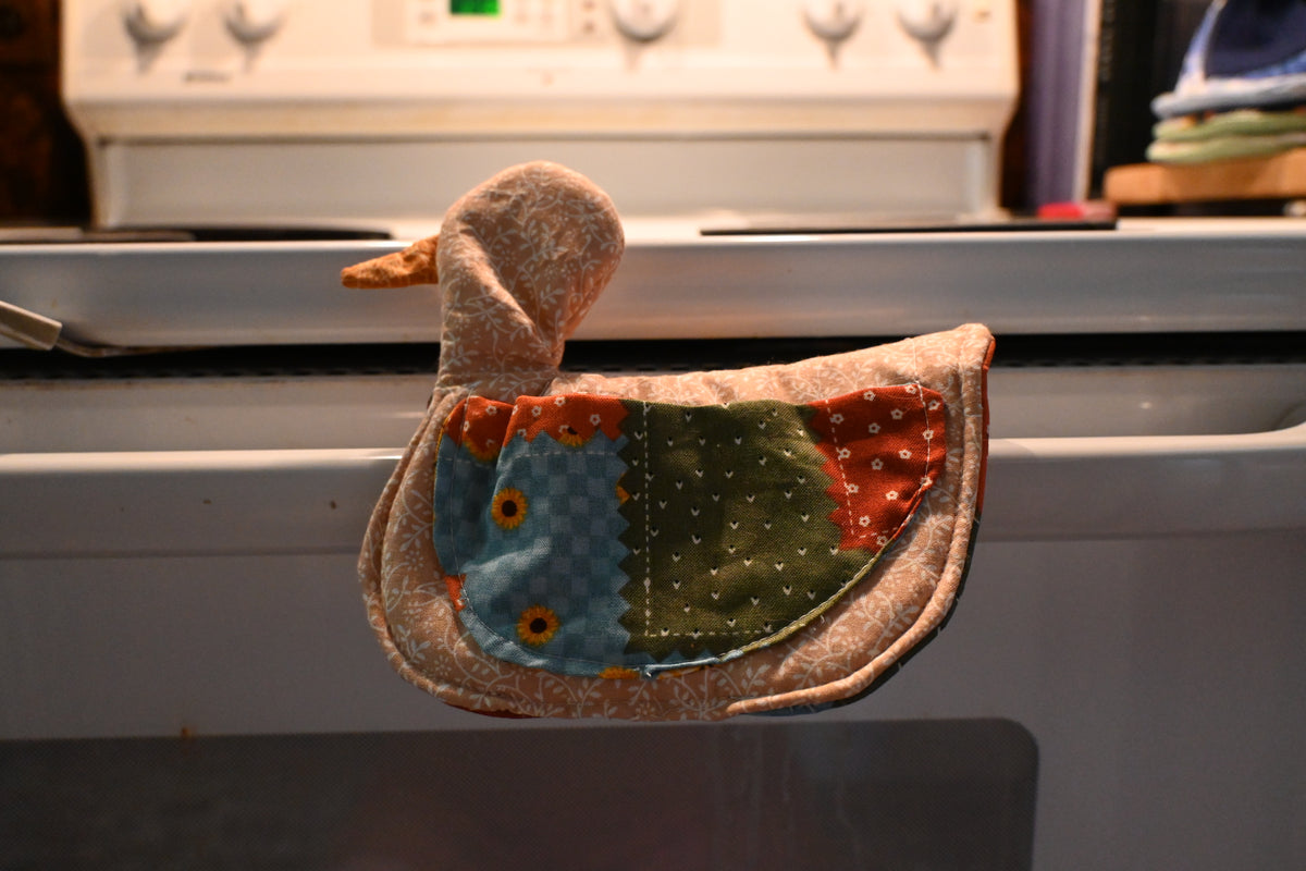 Autumn Silly Goose Pot Holder