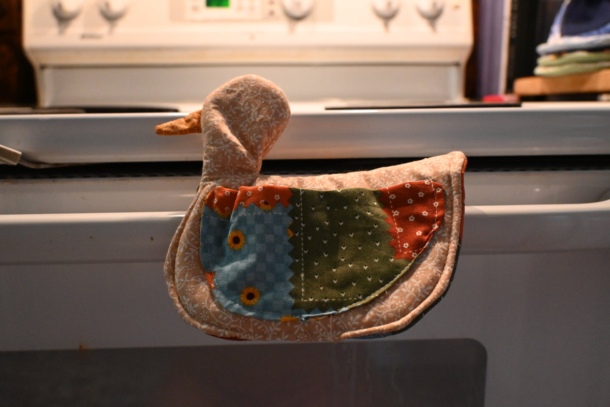 Autumn Silly Goose Pot Holder