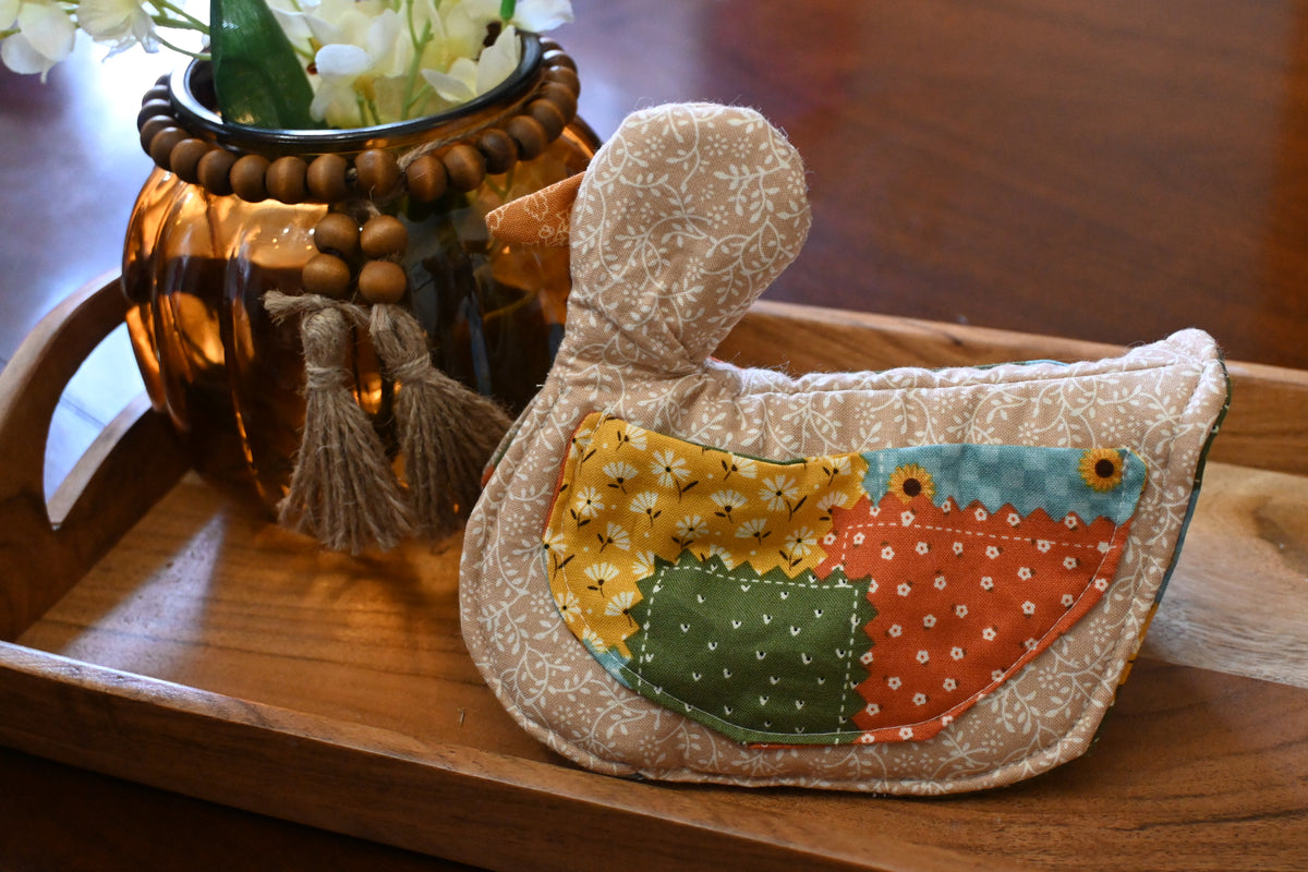 Autumn Silly Goose Pot Holder