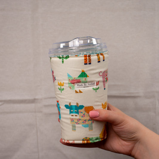 Farm House Patch Cup Cozies