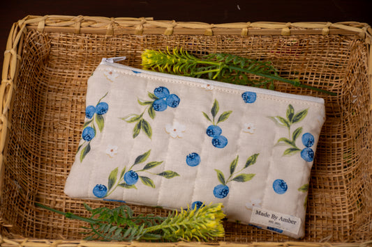 Blueberry Patch Pencil / Glasses Case