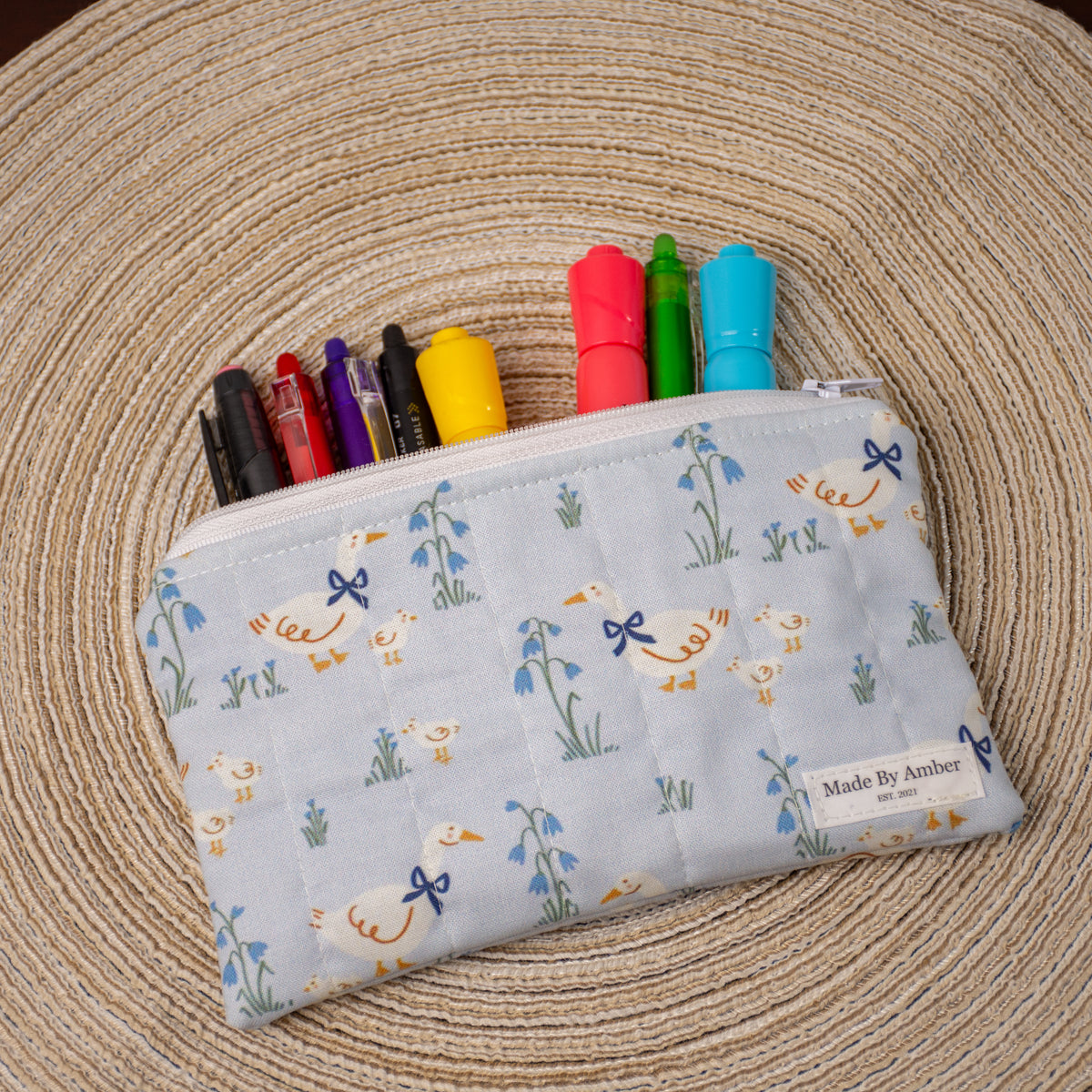 Blueberry Patch Pencil / Glasses Case