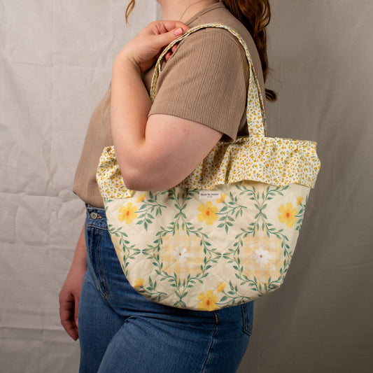 Ella  Ruffle Tote Bag