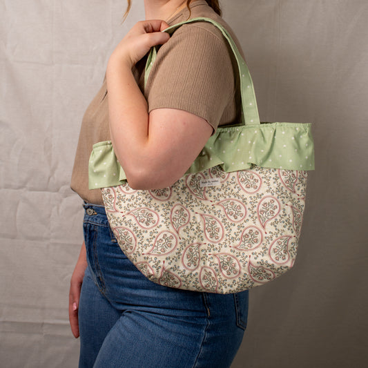 Jane Ruffle Tote Bag