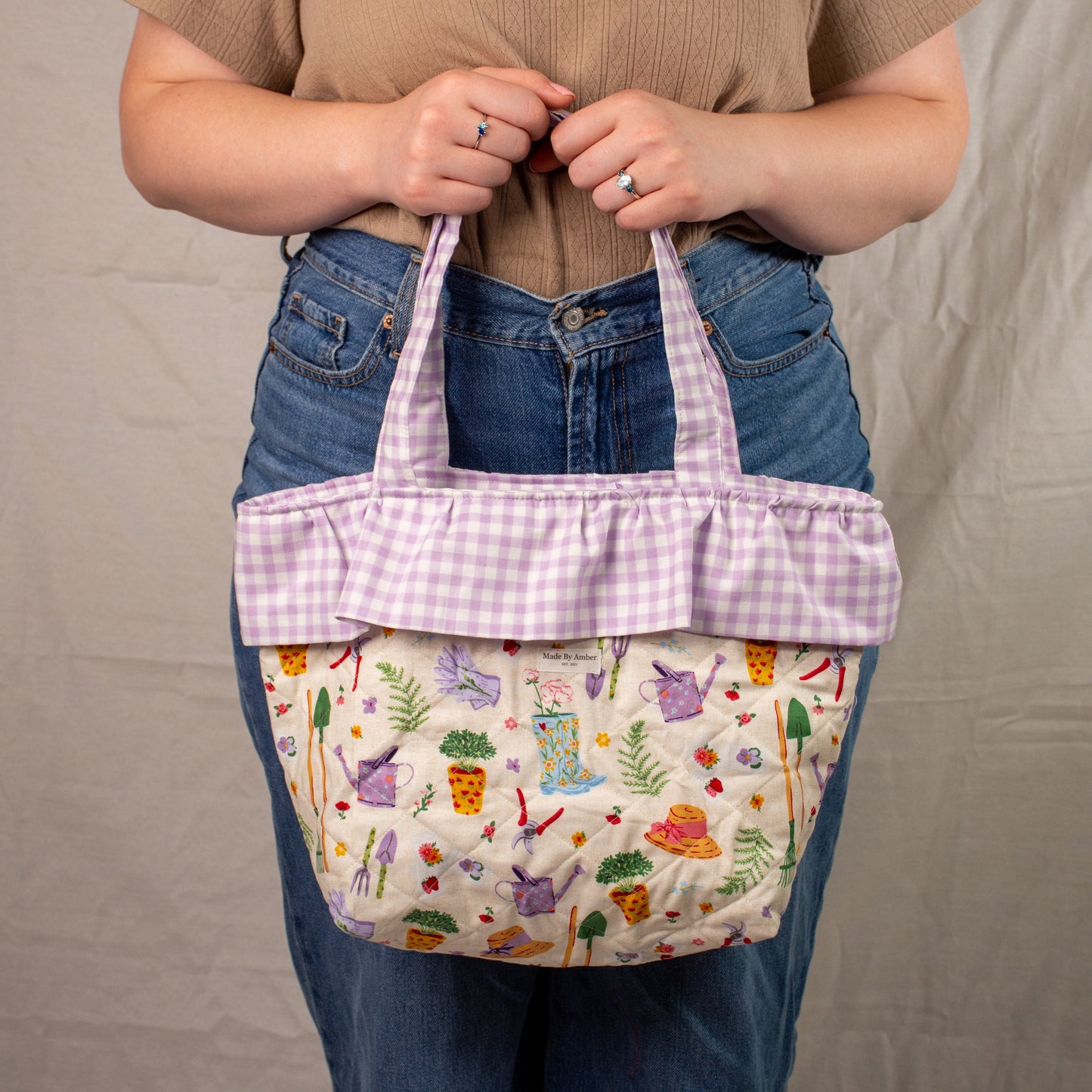 Aster Ruffle Tote Bag