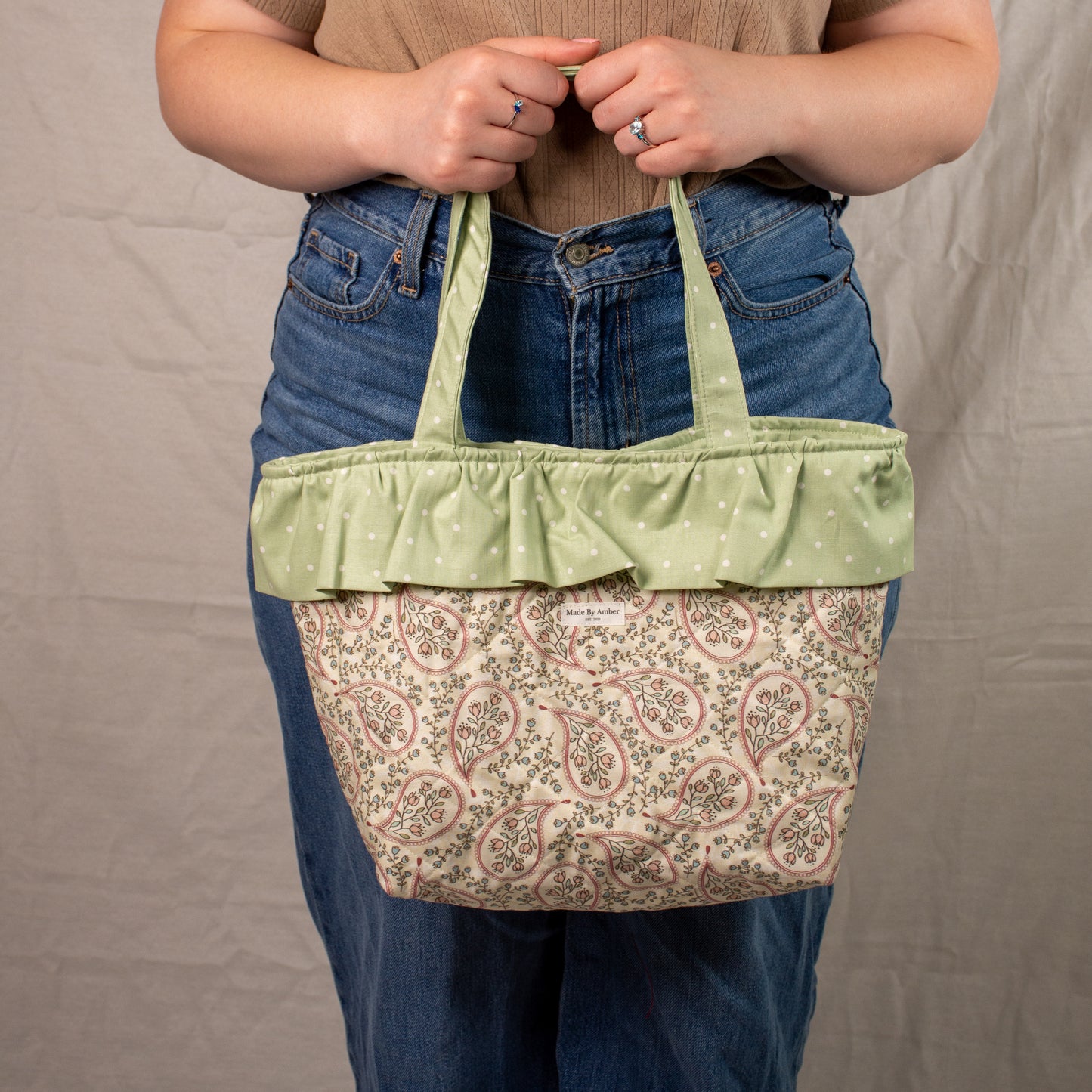 Jane Ruffle Tote Bag