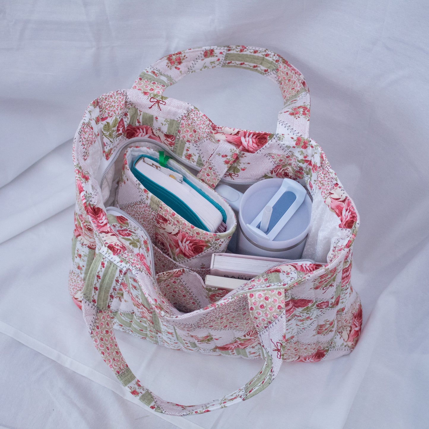 Everyday Tote Bag- Quilted Picnic