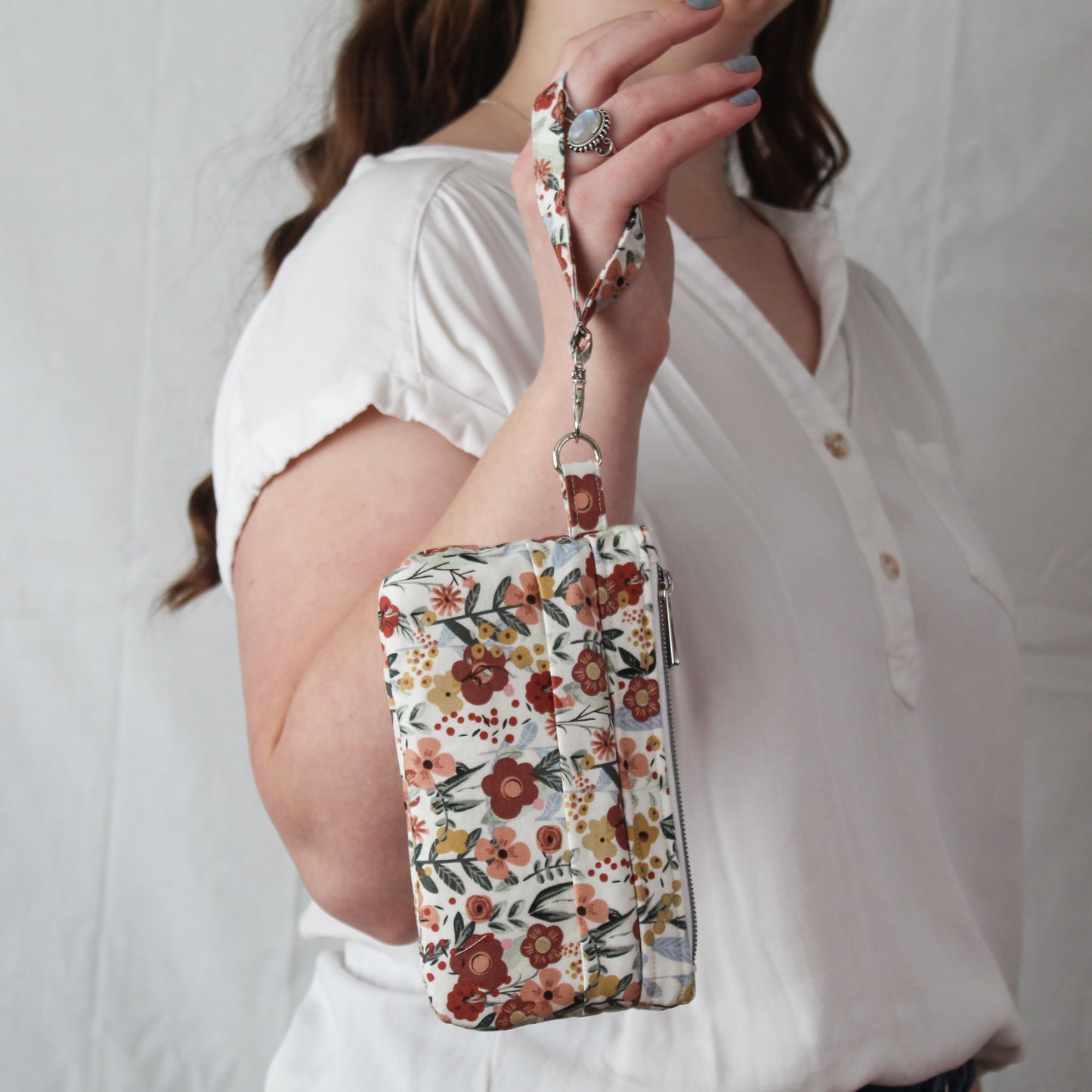 Floral Clutch Wallet