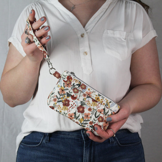 Floral Clutch Wallet