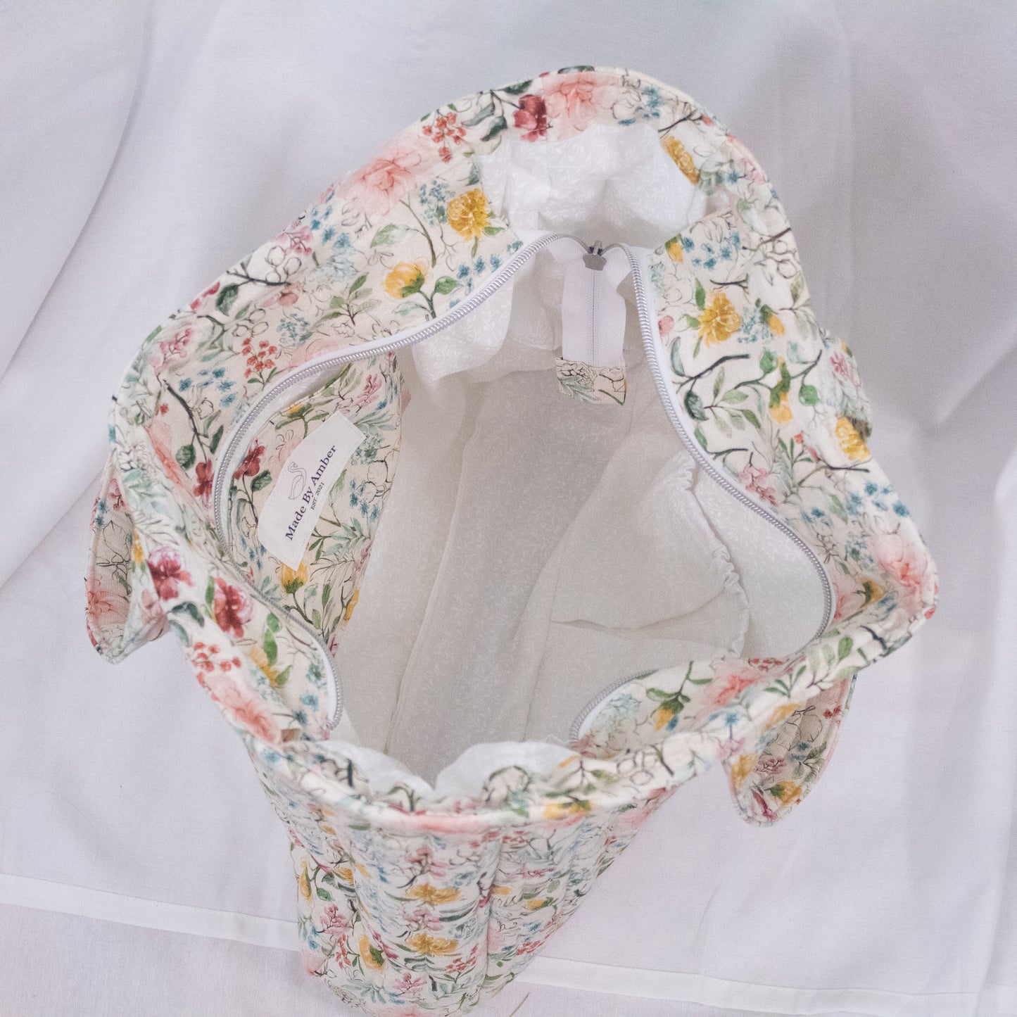 Everyday Tote Bag- Mauve Floral