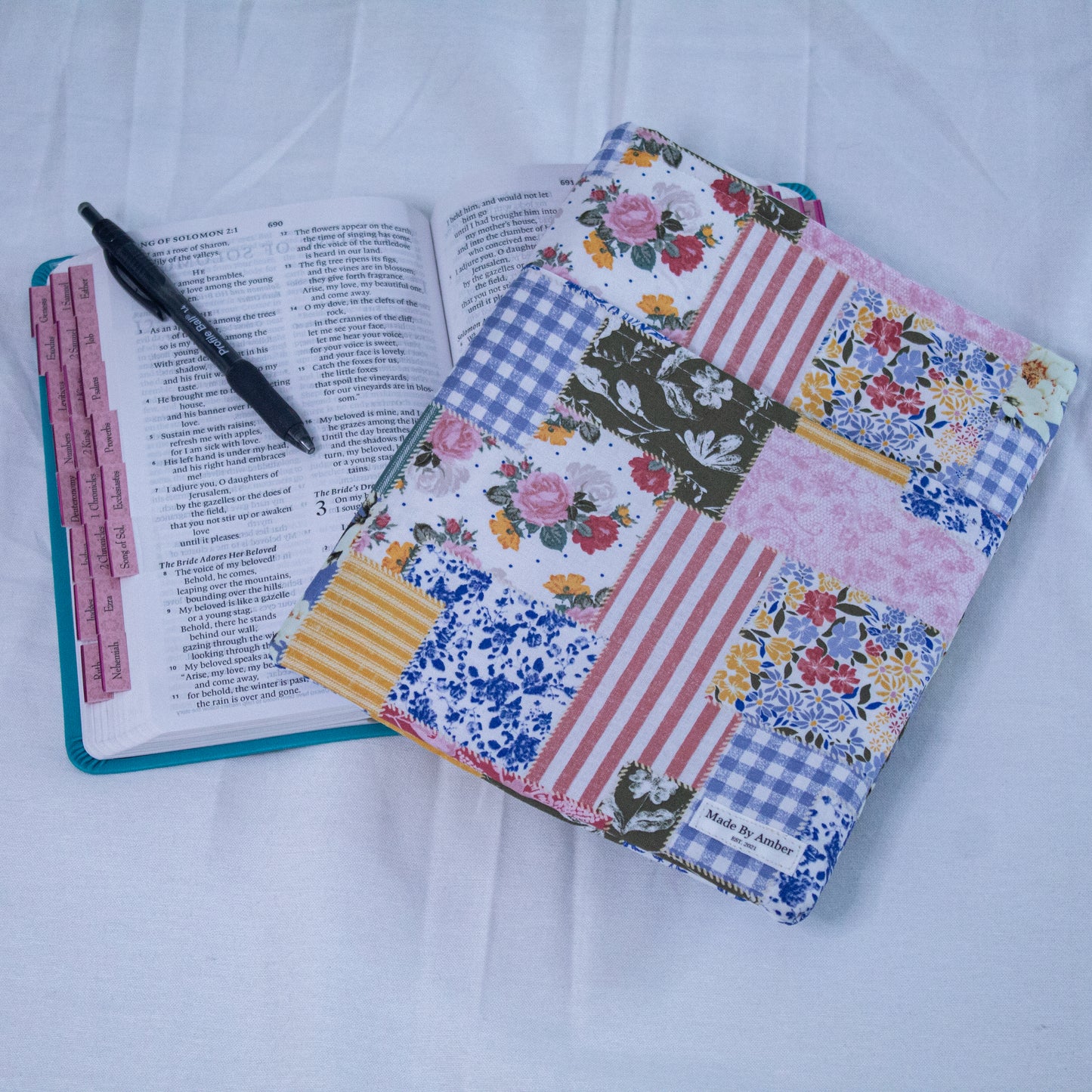 Book Sleeve- Berry and Cherry Mix