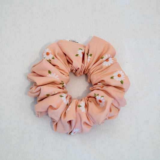 Pink Daisy Scrunchie