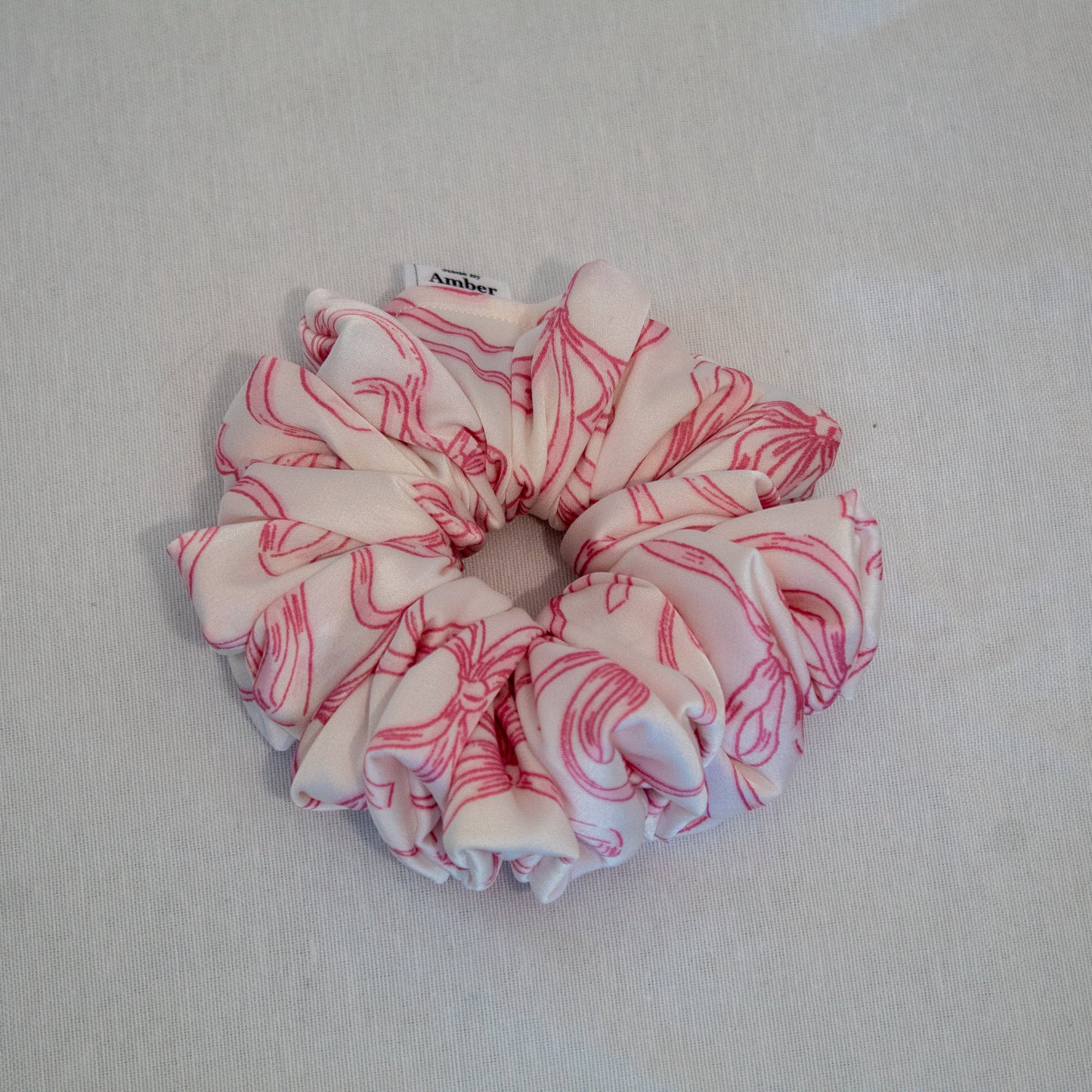 Pink Bows Scrunchie