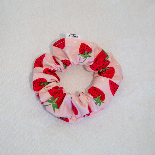 Strawberry Petite Scrunchie