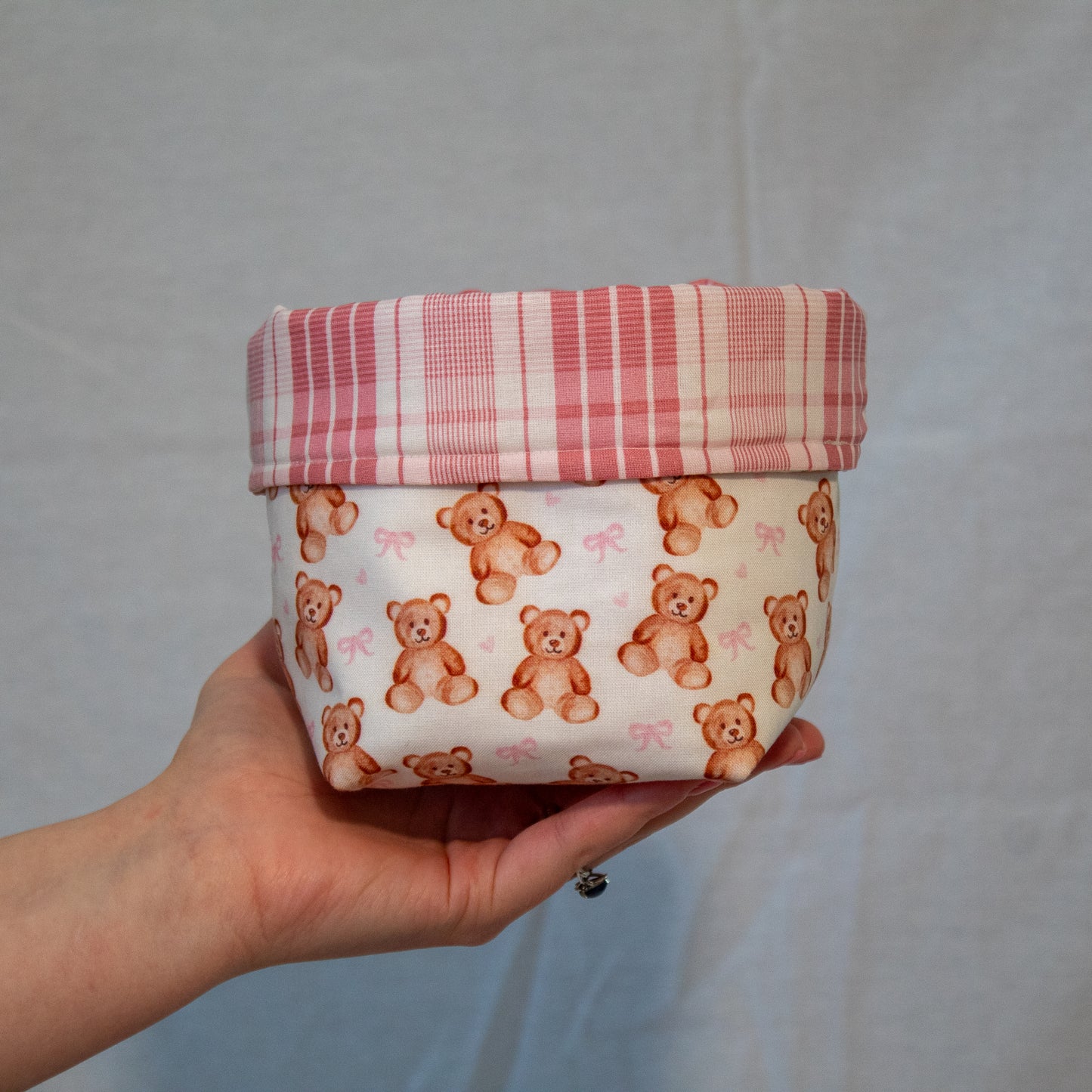 Blush Teddy Fabric Vanity Bowl
