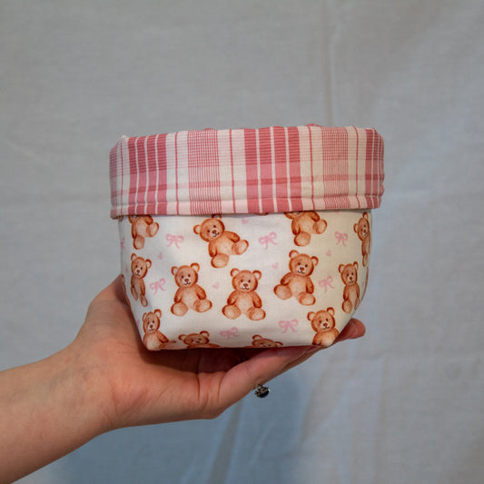 Blush Teddy Fabric Vanity Bowl