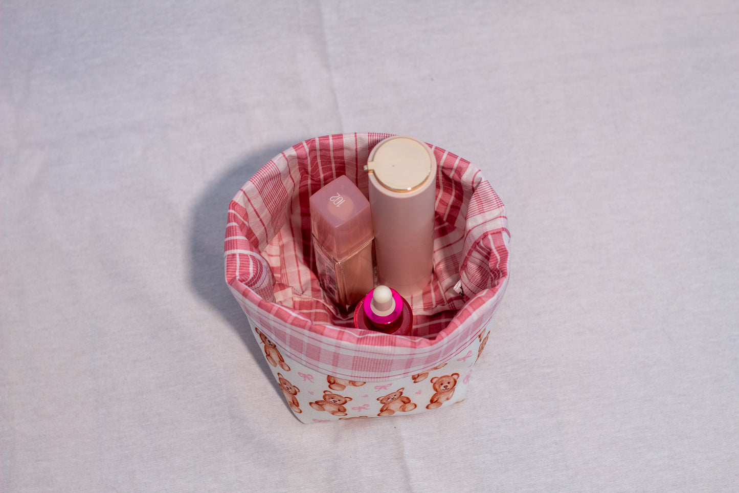 Blush Teddy Fabric Vanity Bowl