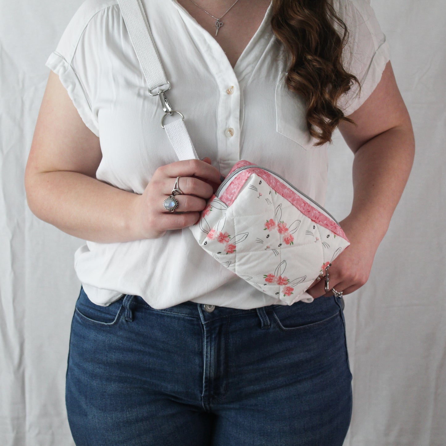 Pink Bunny Fanny Belt Bag