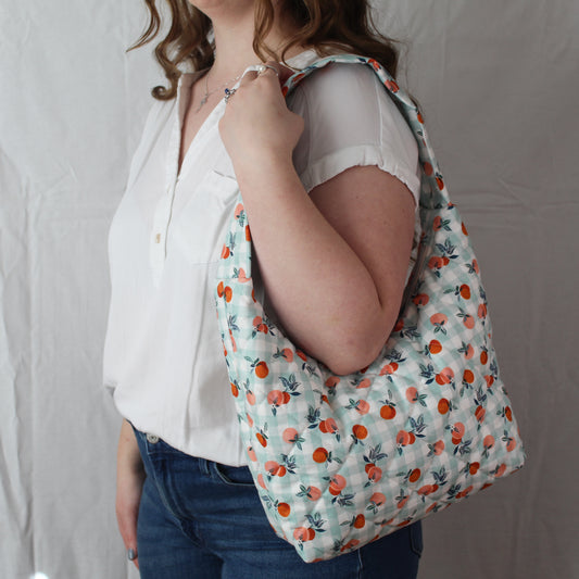 Peach Classic Slouchy Bag
