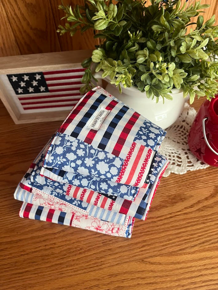 Red, White & Blue Cozies