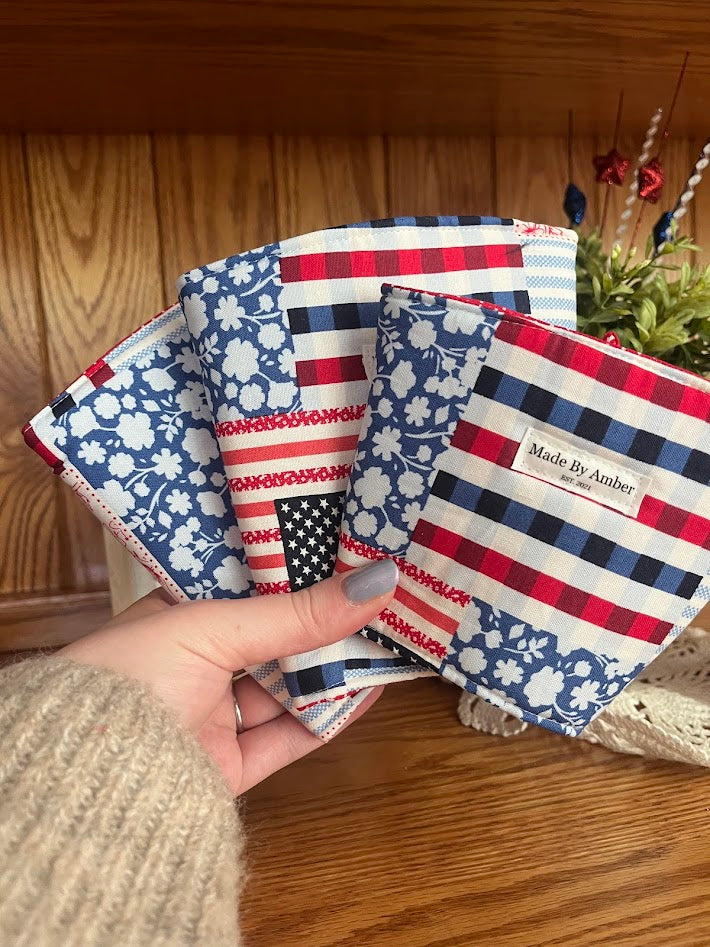 Red, White & Blue Cozies